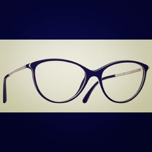Gently used CHANEL cat eye glasses with crystals